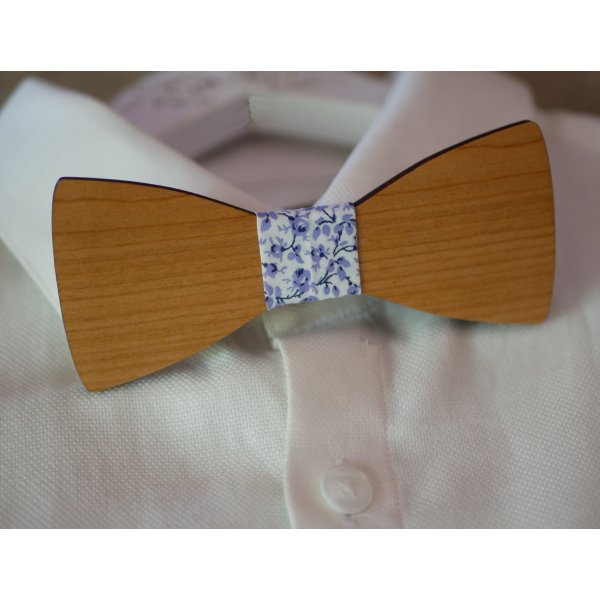 Laço clássico de linho tingido Liberty ribbon parma azul