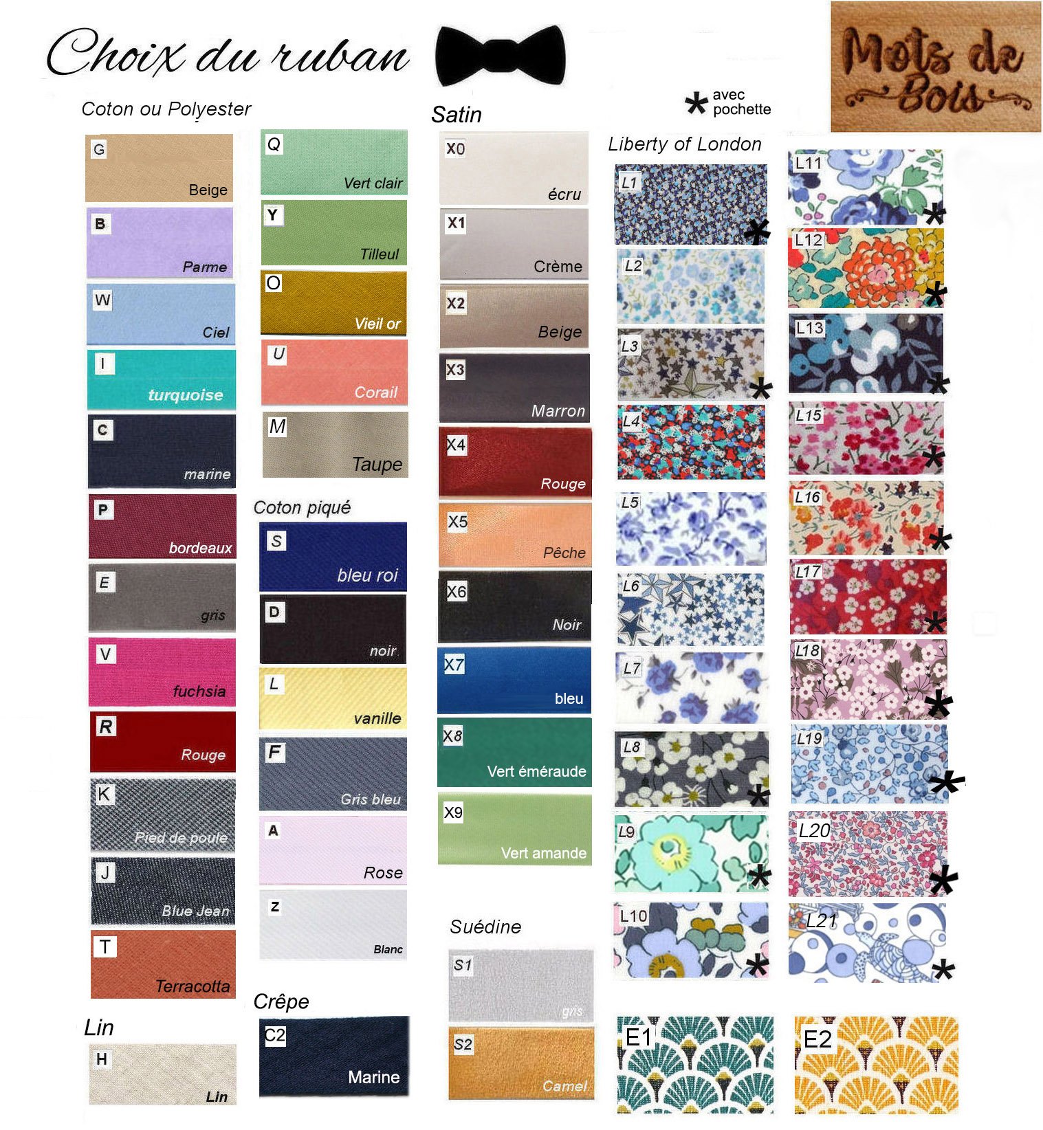 Gravata de la&ccedil;o de madeira personalizada com 2 iniciais