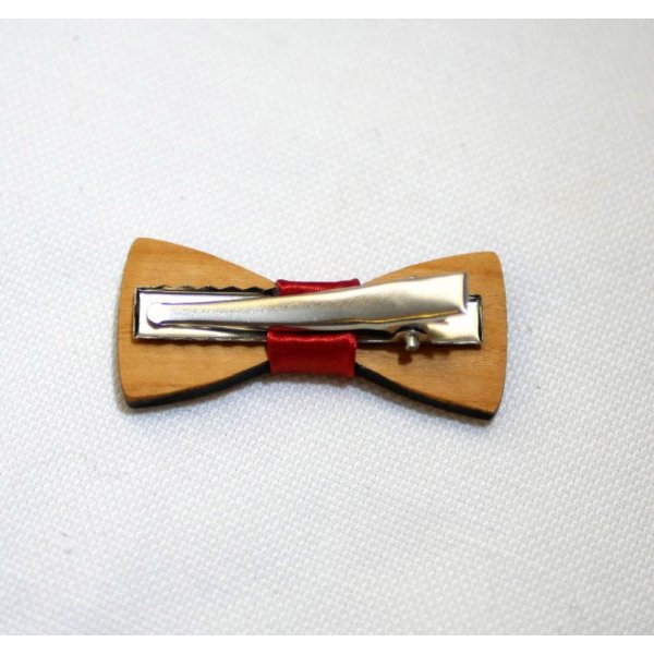 La&ccedil;o de la&ccedil;o de madeira La&ccedil;o de la&ccedil;o miniatura com fita