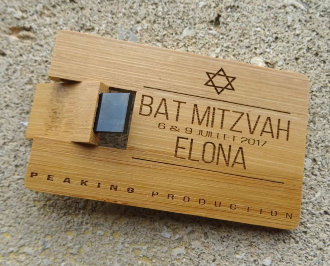 Chave USB 32 GB Cartão de madeira de bambu carbonizado para ser personalizado por gravação