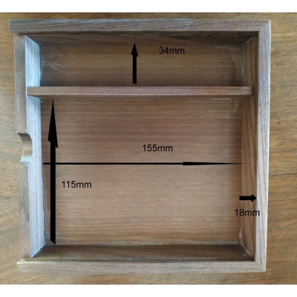 Unidade flash USB de madeira de nogueira 3.0 e mala fotogr&aacute;fica, 32 GB, personaliz&aacute;vel