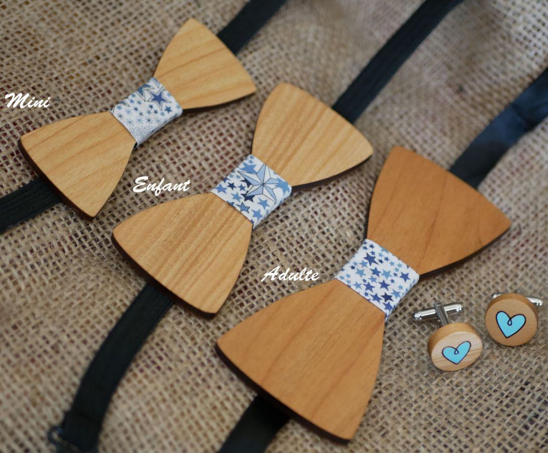 Laço de madeira MINI para crianças para personalizar