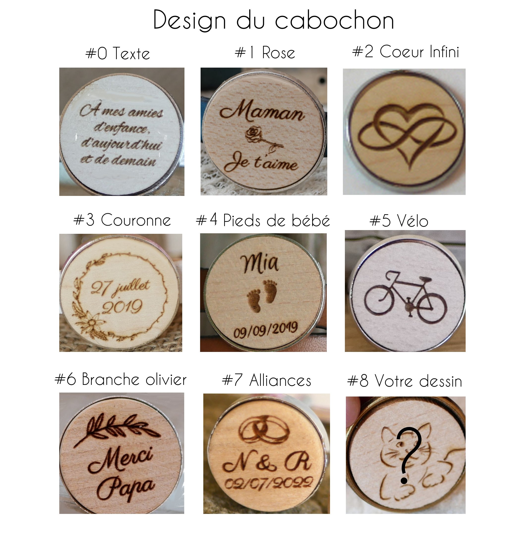 Medalha de madeira gravada num colar europeu de couro para personalizar 
