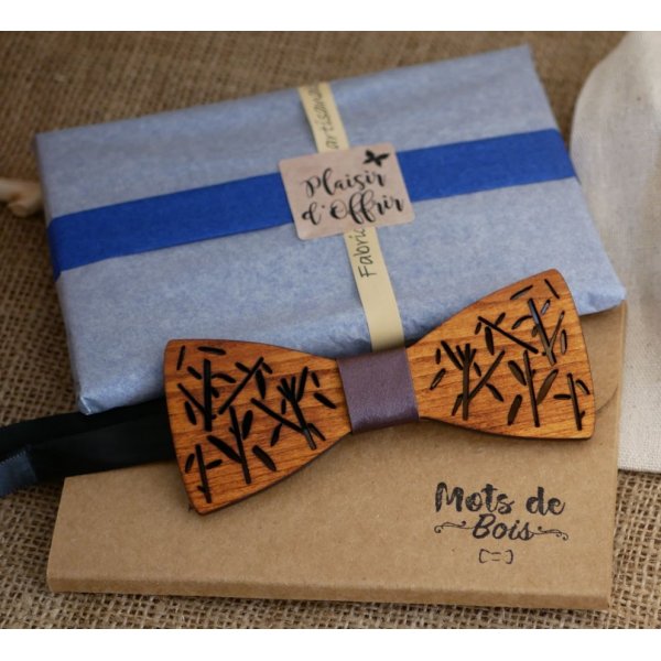 La&ccedil;o de l&atilde; e madeira para personalizar feito em Fran&ccedil;a