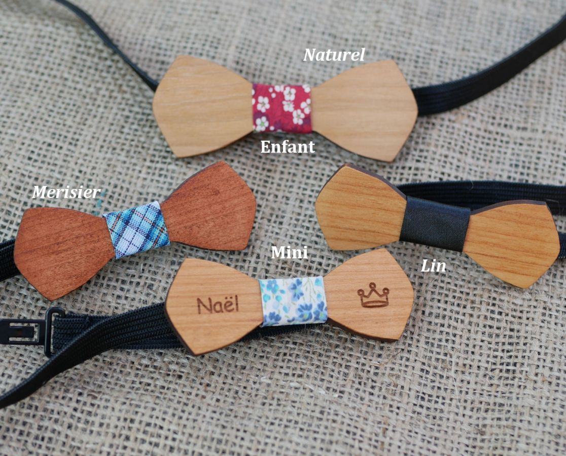 Laço de laço de madeira Mini "le rablé" para crianças para personalizar