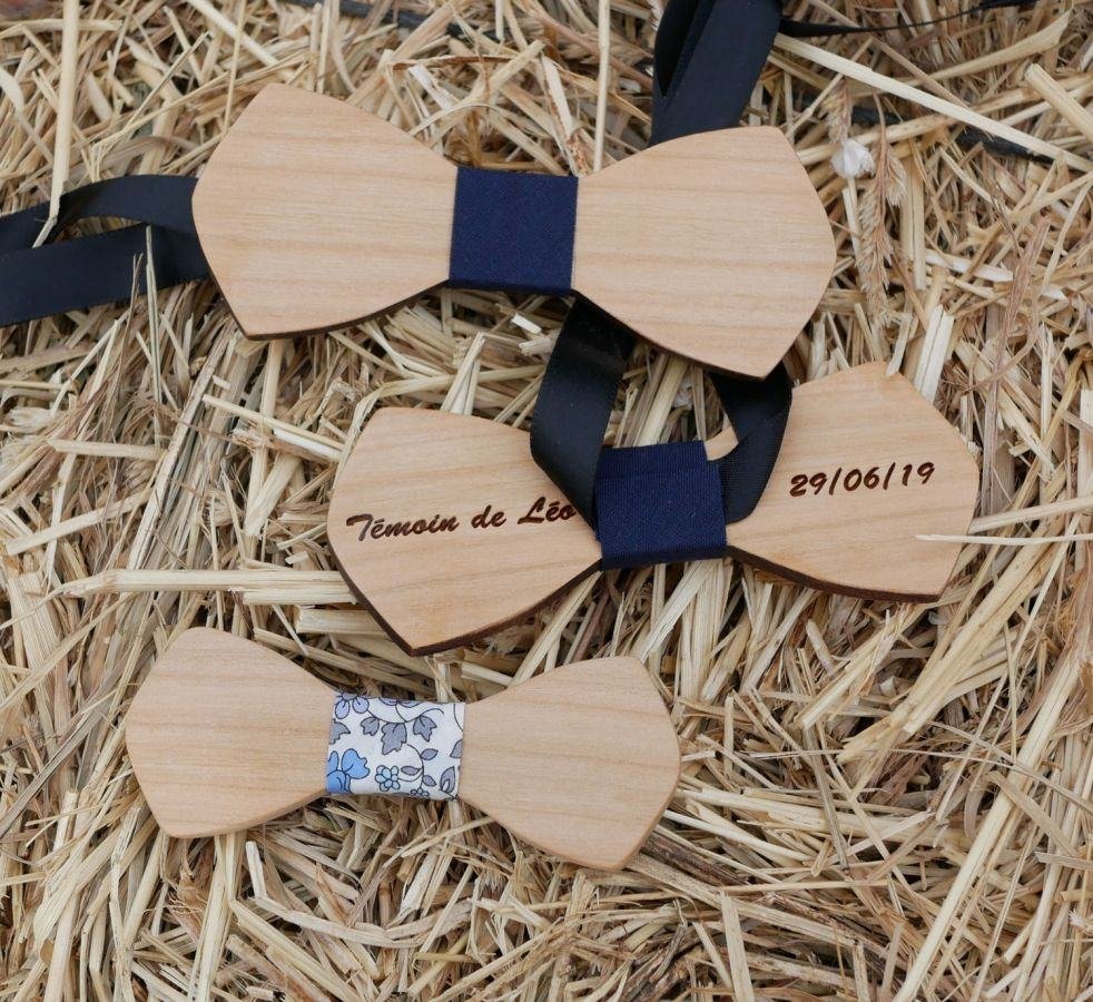 Laço de laço de madeira Mini "le rablé" para crianças para personalizar