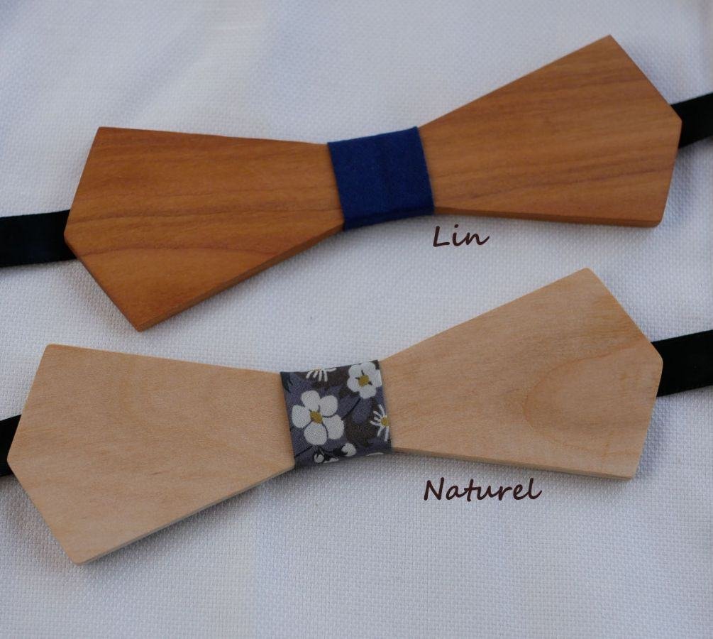 Laço longo pontiagudo em nogueira para ser personalizado Presente para homem