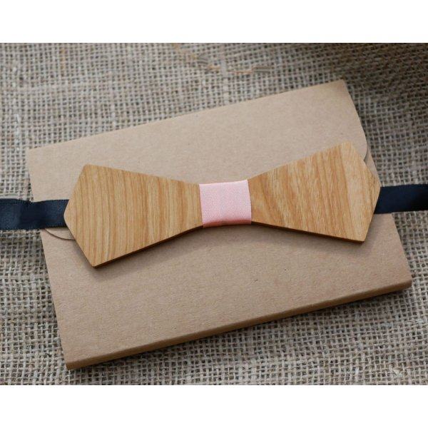 La&ccedil;o longo pontiagudo em nogueira para ser personalizado Presente para homem