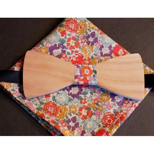 Saco de embraiagem Liberty L12 e la&ccedil;o de madeira, personaliz&aacute;vel