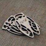 4 Bases de madeira Cicadas de madeira para personalizar