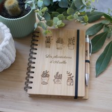 Caderno personalizado para plantas e jardinagem
