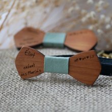 Laço de laço de madeira Mini "le rablé" para crianças para personalizar