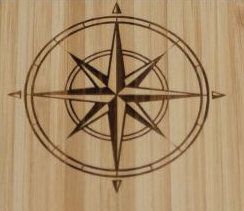 Padrão 1 (rosa bússola)